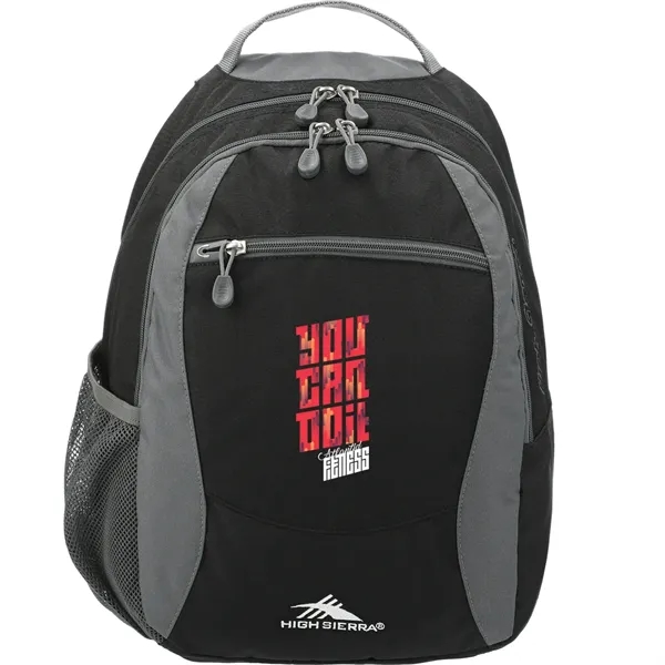 Black (Bk) color option for High Sierra Curve Backpack