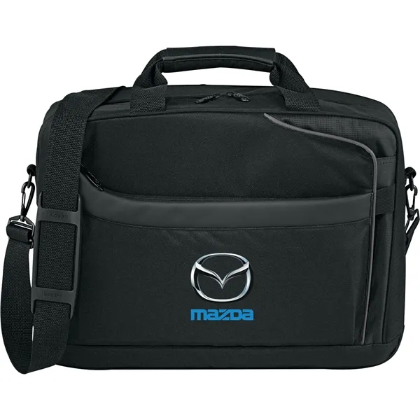 Black (Bk) color option for Check Mate® Tsa 15" Computer Briefcase