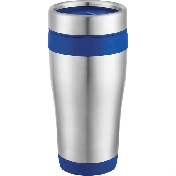 Stainless Steel/Blue (Ssbl) color option for Carmel 16oz Travel Tumbler