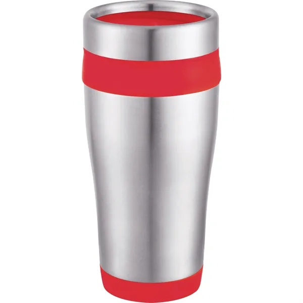 Stainless Steel/Red (Ssre) color option for Carmel 16oz Travel Tumbler