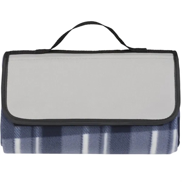 Gray W/Blue Plaid (Gbk) color option for Park Fleece Blanket