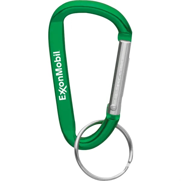 Green (Gr) color option for Small Carabiner Key Ring