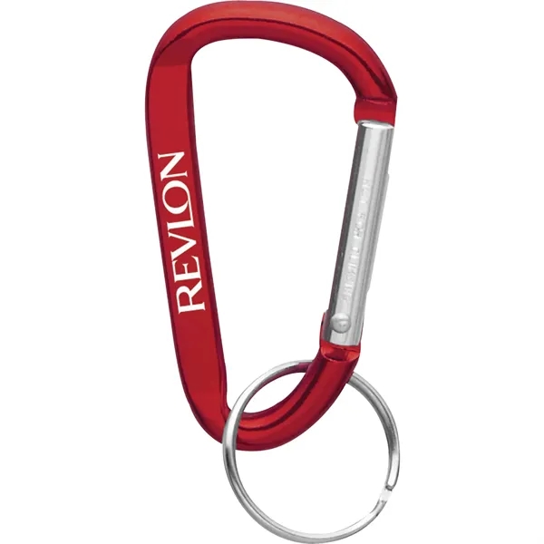 Red (Re) color option for Small Carabiner Key Ring