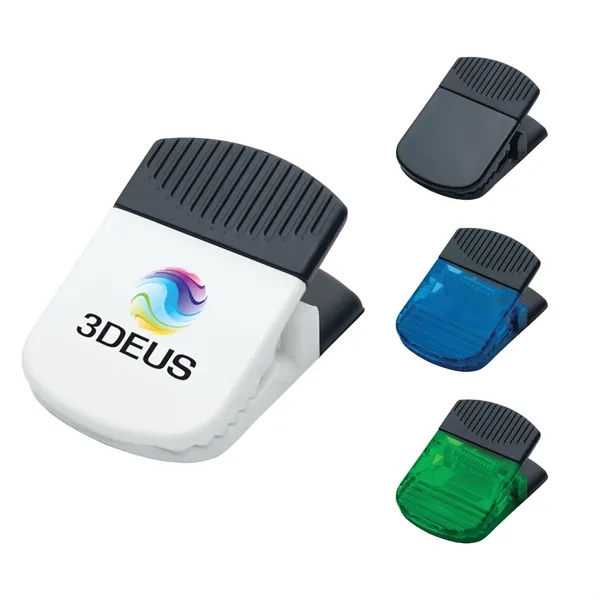 White W/Black(Wh) color option for Jumbo Magnetic Memo Clip