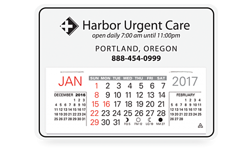 Photo of Simple Stick Calendar   Rectangle