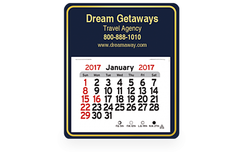 Photo of Simple Stick Calendar   Standard