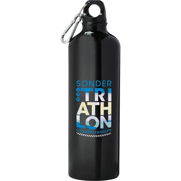 Recycled Black color option for Pacific 26oz Aluminum Sports Bottle