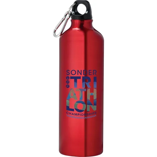 Recycled Red color option for Pacific 26oz Aluminum Sports Bottle