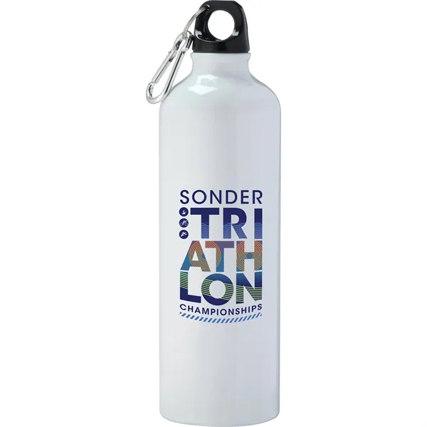 Recycled White color option for Pacific 26oz Aluminum Sports Bottle
