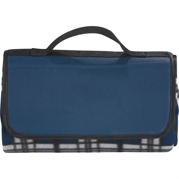 Navy (Ny) color option for Padded Water Resistant Fleece Picnic Blanket