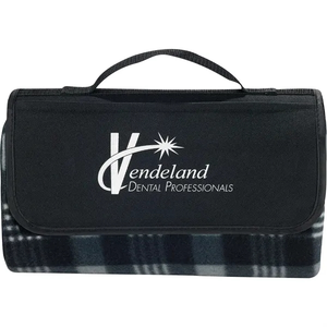 Photo of Padded Water Resistant Fleece Picnic Blanket