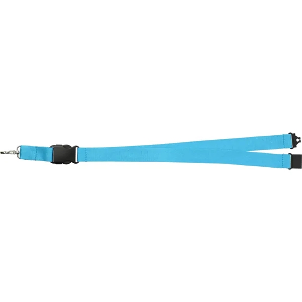 Blue (Bl) color option for Hang In There Lanyard