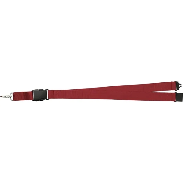 Burgundy (Bu) color option for Hang In There Lanyard