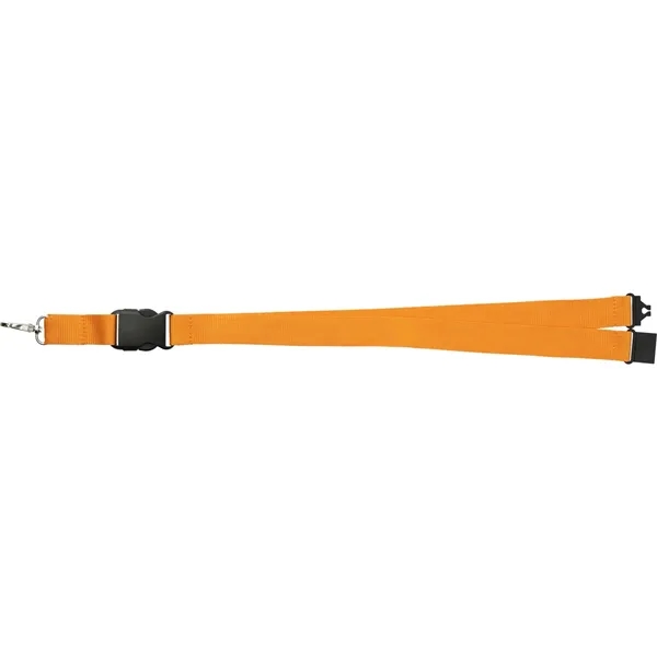 Orange (Or) color option for Hang In There Lanyard