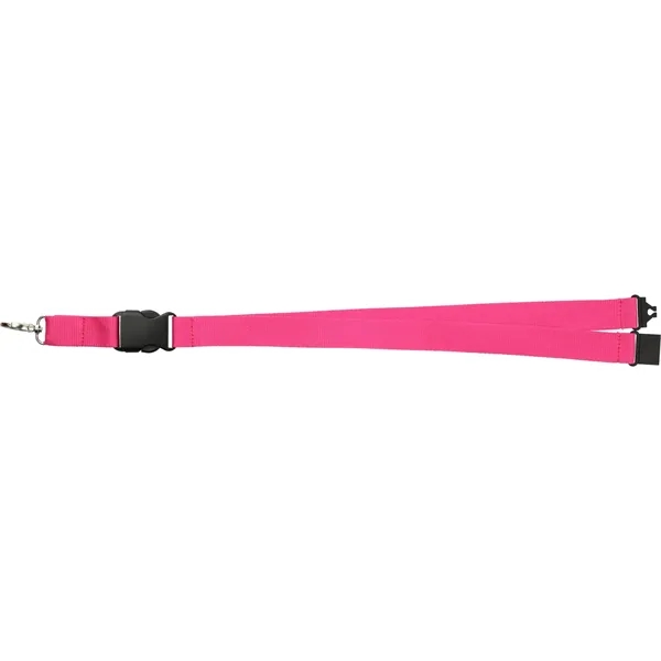 Pink (Pk) color option for Hang In There Lanyard