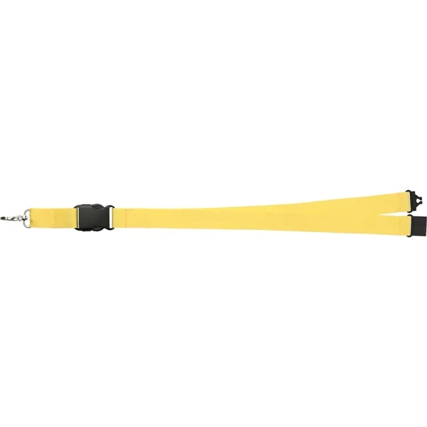 Yellow (Yw) color option for Hang In There Lanyard