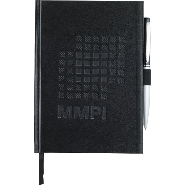 Black (Bk) color option for Fsc® Mix 5" X 7" Executive Bound Journal