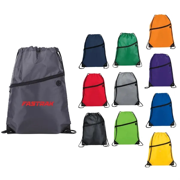 Charcoal (Ca) color option for Robin Drawstring Bag
