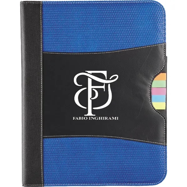 Blue (Bl) color option for Fsc® Mix Flare Organization Padfolio