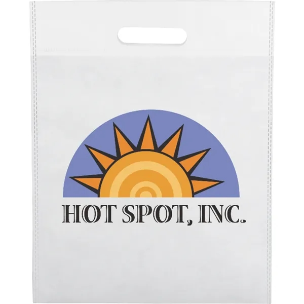 White (Wh) color option for Freedom Heat Seal Non Woven Tote