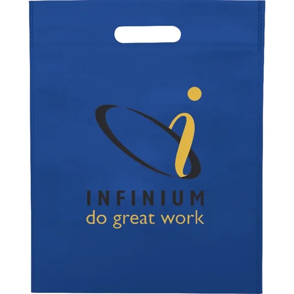 Royal Blue (Rbl) color option for Large Freedom Heat Seal Non Woven Tote
