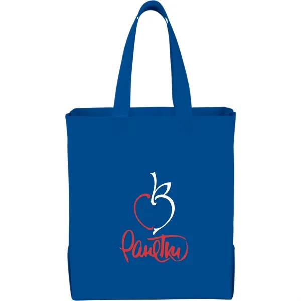 Royal Blue (Rbl) color option for Liberty Heat Seal Non Woven Grocery Tote