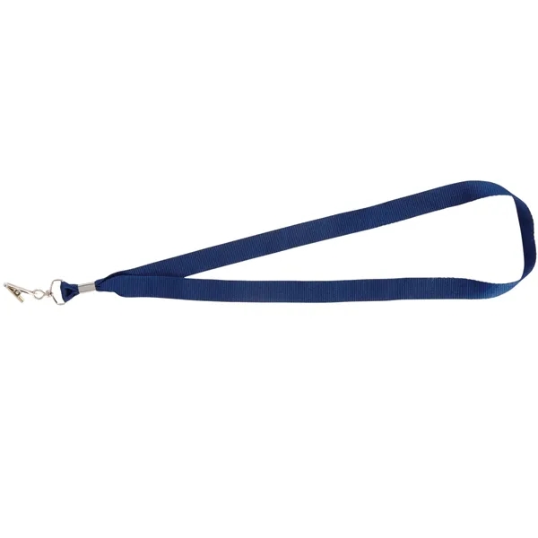 Navy (Ny) color option for Lanyard With Bulldog Clip