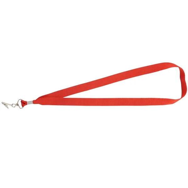 Red (Rd) color option for Lanyard With Bulldog Clip