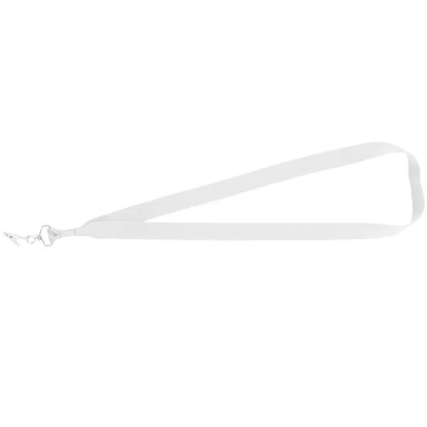 White (Wh) color option for Lanyard With Bulldog Clip