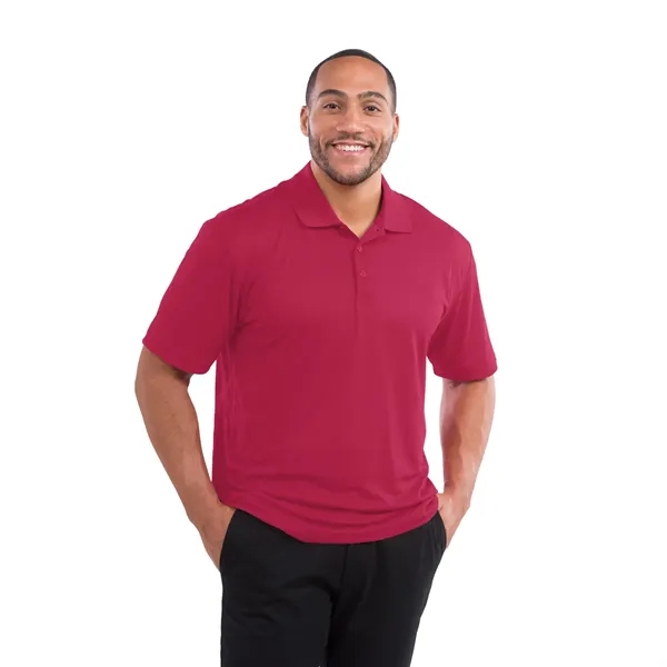 Maroon (384) color option for Men's Moreno Short Sleeve Polo