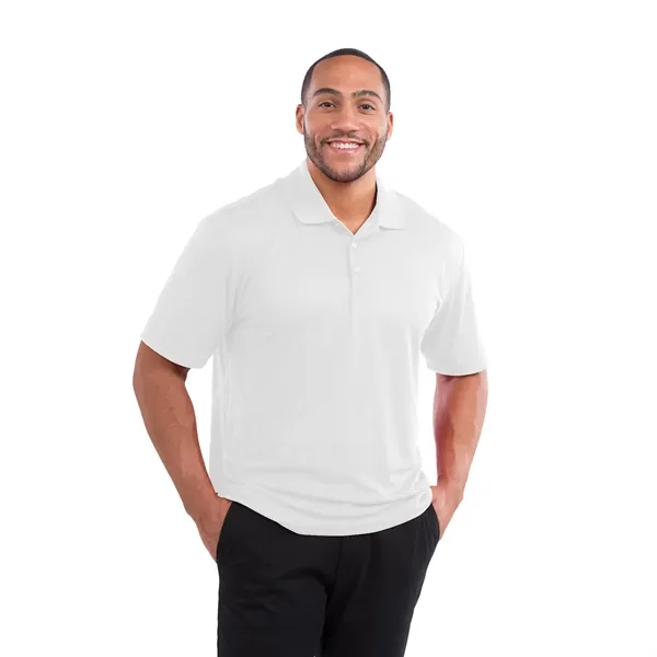 White (125) color option for Men's Moreno Short Sleeve Polo