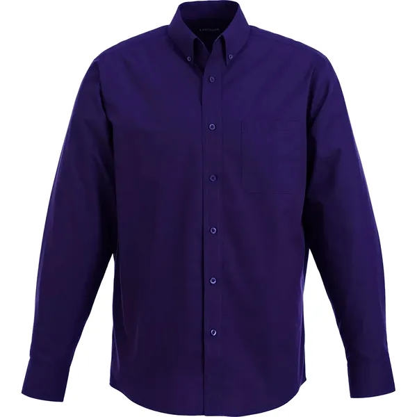 Dark Plum (585) color option for Men's Preston Long Sleeve Shirt