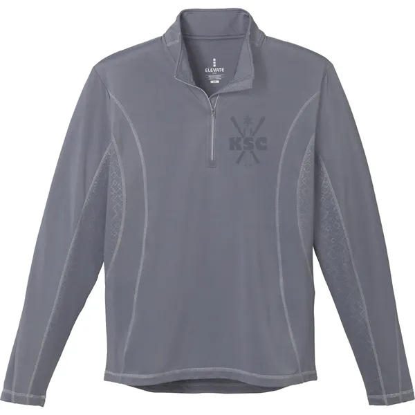 Steel Grey (945) color option for Men's Caltech Knit Quarter Zip