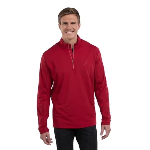 Vintage Red (369) color option for Men's Caltech Knit Quarter Zip