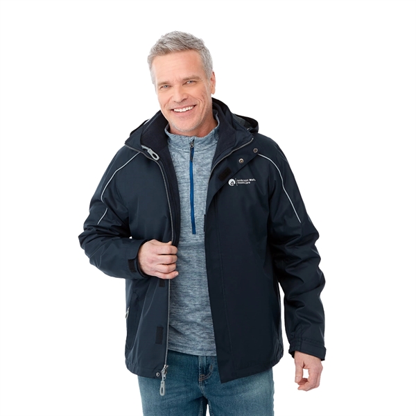 Navy 410 (575) color option for Men's Valencia 3 In 1 Jacket