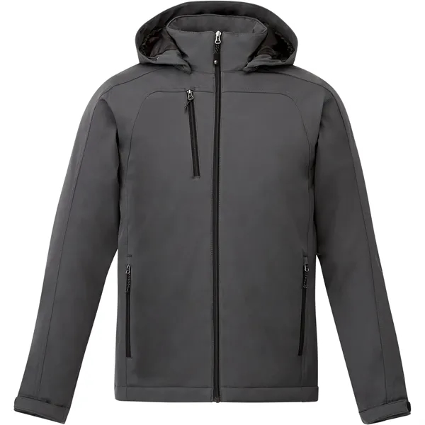 Hs Charcoal (990) color option for Men's Bryce Insulated Softshell Jacket