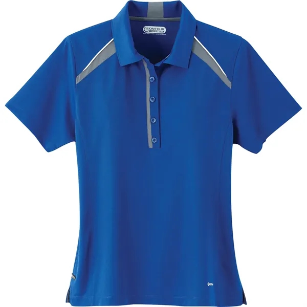New Royal/Steel Grey/White (561) color option for Women's Quinn Ss Polo