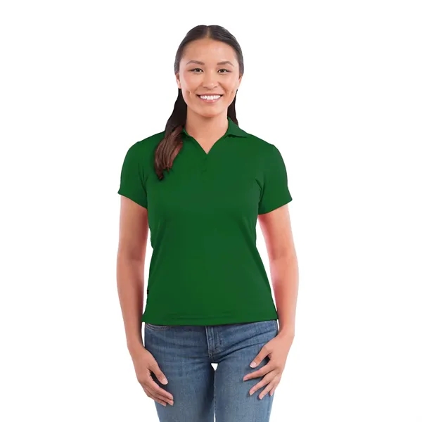 Forest Green (640) color option for Women's Moreno Text Micro Ss Polo