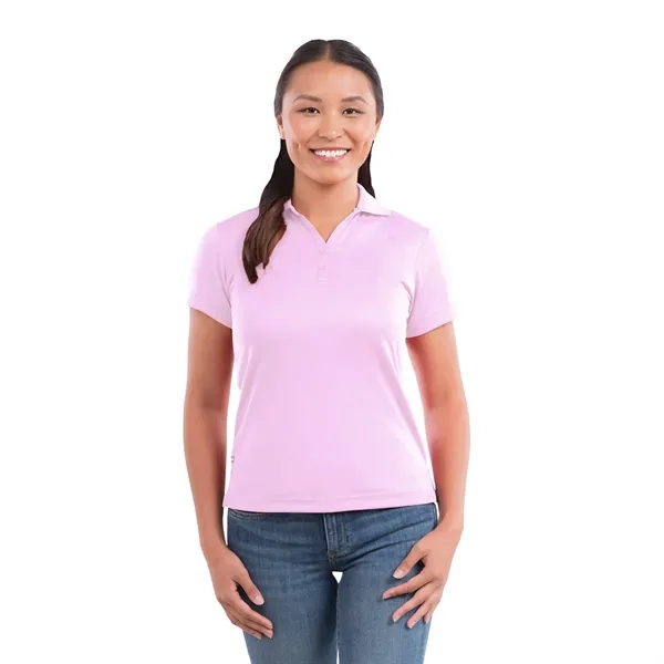 Pink Zircon (326) color option for Women's Moreno Text Micro Ss Polo