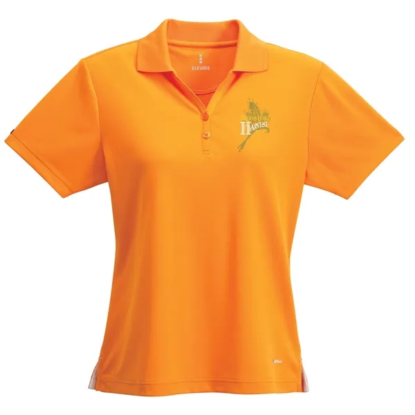 Tangerine (262) color option for Women's Moreno Text Micro Ss Polo