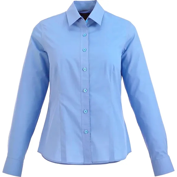 Sky (422) color option for Women's Preston Long Sleeve Shirt