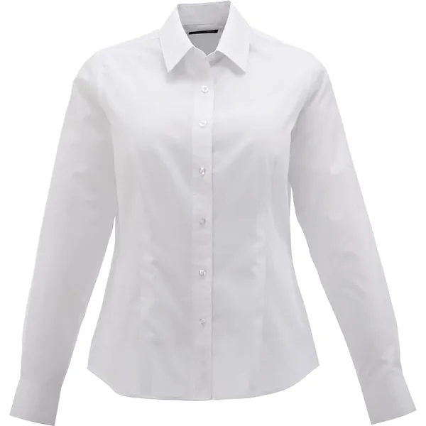 White (125) color option for Women's Preston Long Sleeve Shirt