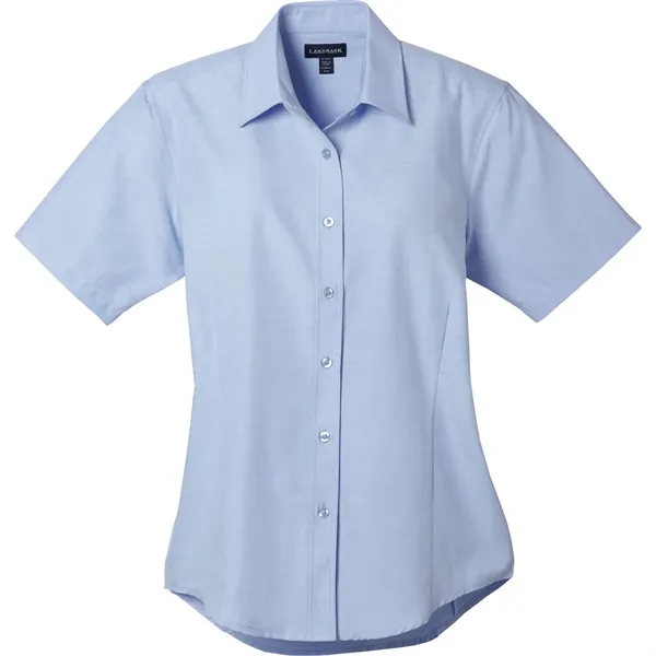 Oxford Blue (434) color option for Women's Lambert Oxford Ss Shirt