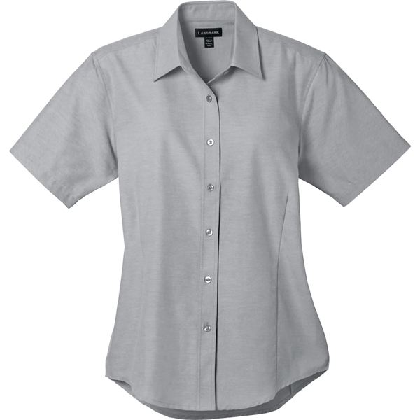 Oxford Grey (946) color option for Women's Lambert Oxford Ss Shirt