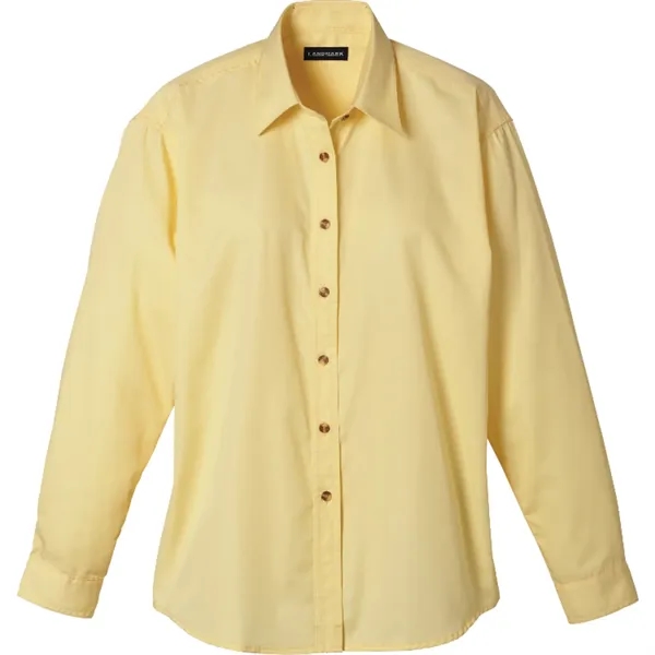 Butter (227) color option for Women's Long Sleeve Dress Shirt