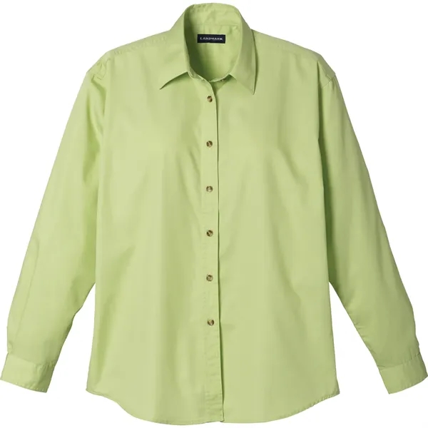 Fresh (650) color option for Women's Long Sleeve Dress Shirt