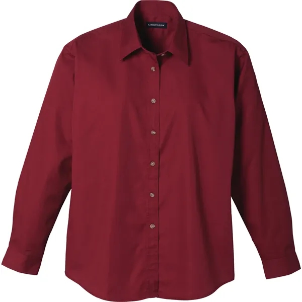 Port (377) color option for Women's Long Sleeve Dress Shirt