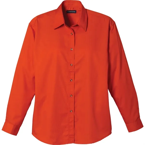 Spark (275) color option for Women's Long Sleeve Dress Shirt