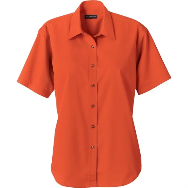 Spark (275) color option for Women's Short Sleeve Dress Shirt