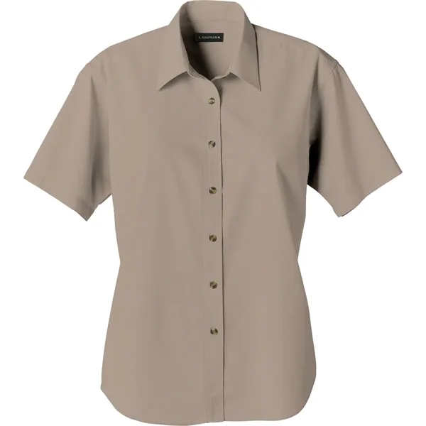 Tan (160) color option for Women's Short Sleeve Dress Shirt
